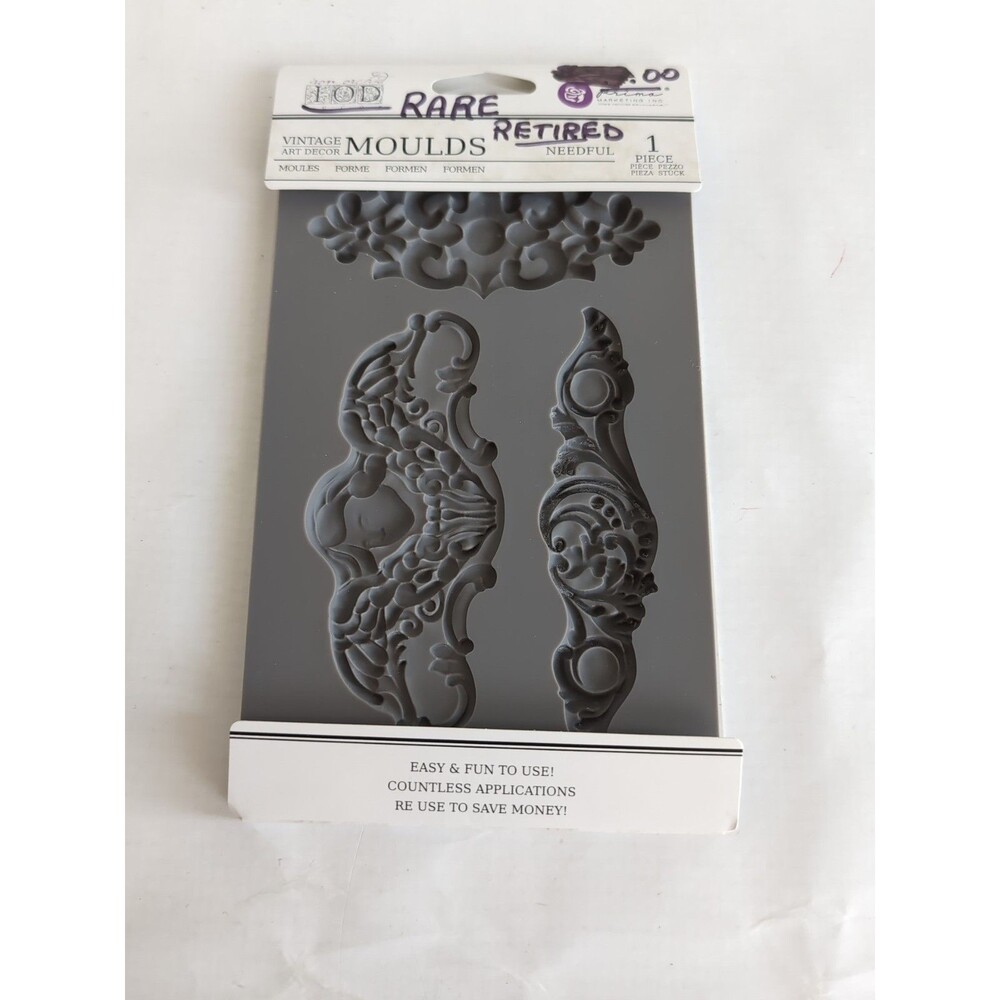 Iron Orchid Designs NEEDFUL Art Decor Mold Prima Retired 8"